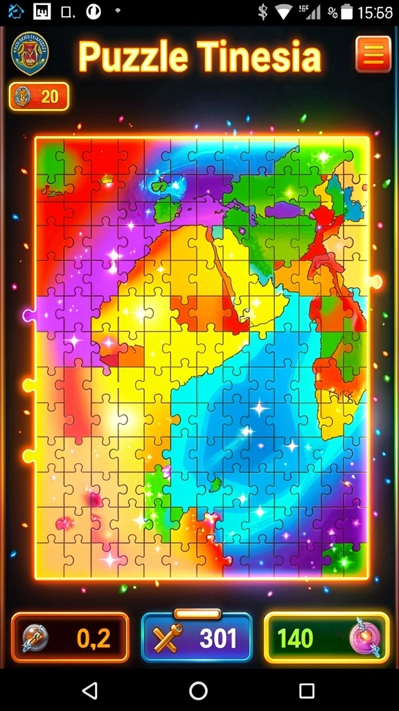 duit8 - Screenshot saat pemain berkompetisi di mode multiplayer.