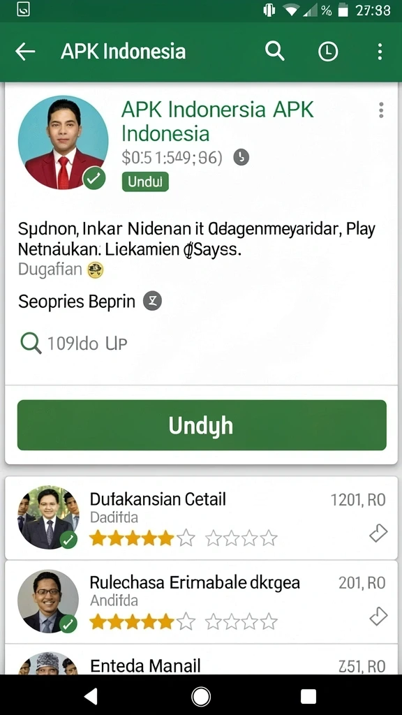 jarum77 - Tampilan menu awal yang menarik dan interaktif.