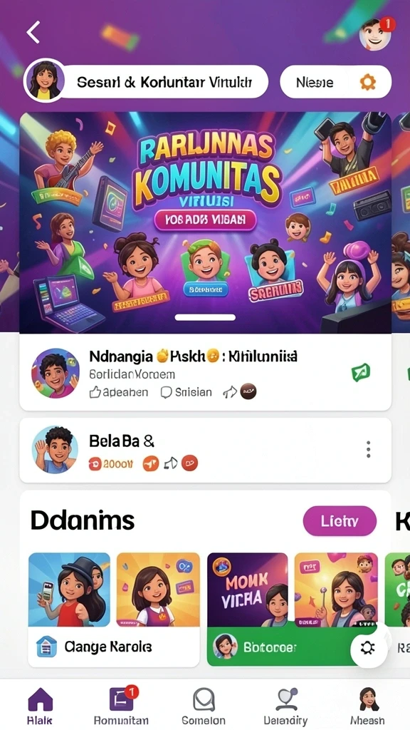 putarmega - Tampilan awal yang menarik dan mudah dinavigasi.