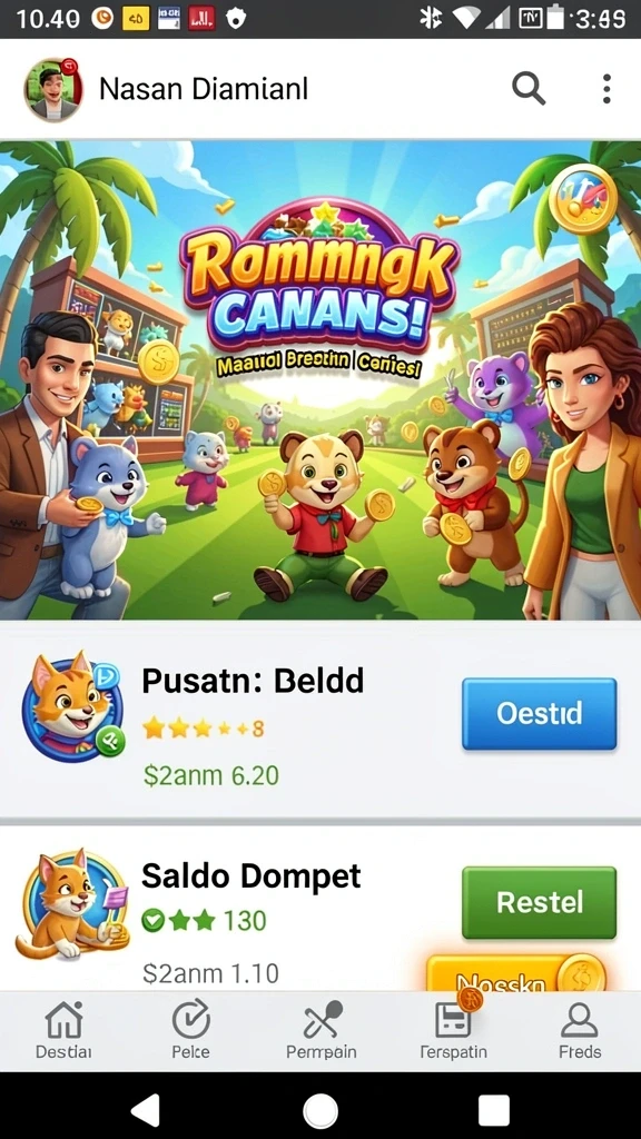 rebahin - Tampilan antarmuka yang ramah pengguna dan mudah dinavigasi.