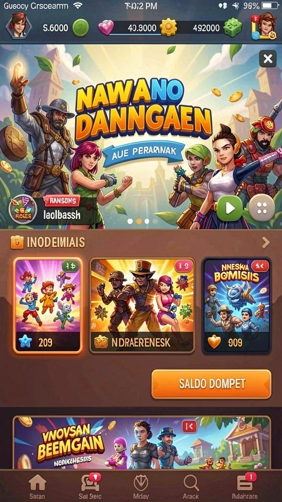 rezekigo - Fitur turnamen yang menambah keseruan bermain.